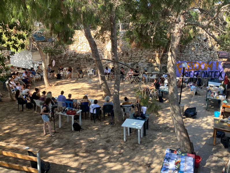 REPORT FROM THE MALDUSA CAMP IN LAMPEDUSA
